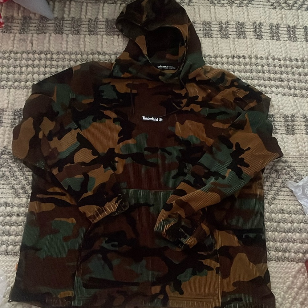 Mens Camo Timberland Corduroy S/S XXL
